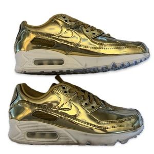 Size 8.5 - Nike Air Max 90 Metallic Pack - Gold 2020